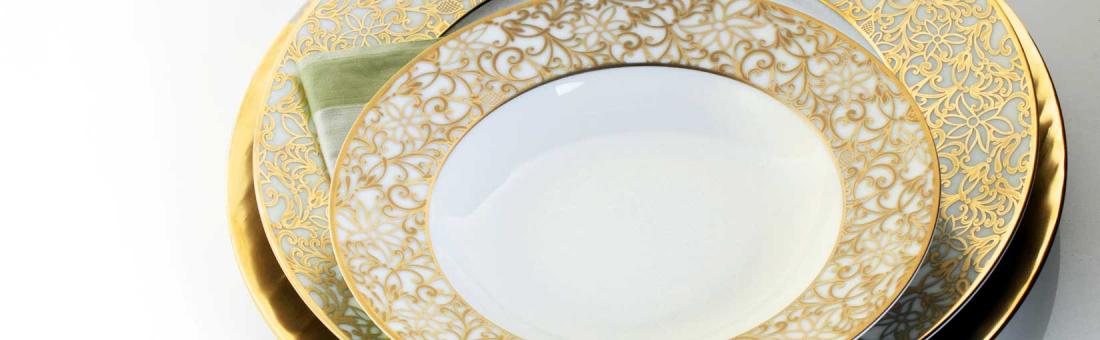 Raynaud Salamanque Or Blanc dinnerware
