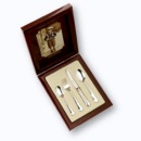  Alt Chippendale Kinderbesteck 04 tlg 