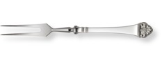  Rosenmuster Robbe & Berking Rosenmuster  Tranchiergabel   Silberauflage