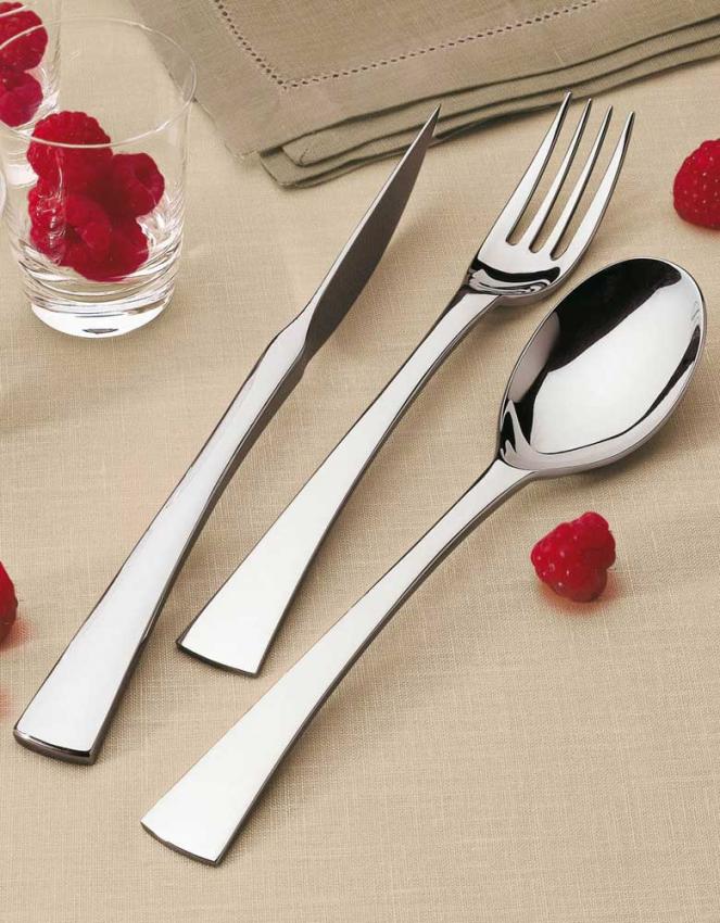 Guy Degrenne Solstice pastry fork silver plated