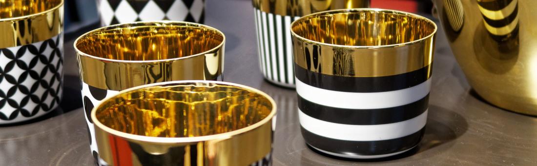 Sieger by Fürstenberg Sip of Gold table accessories