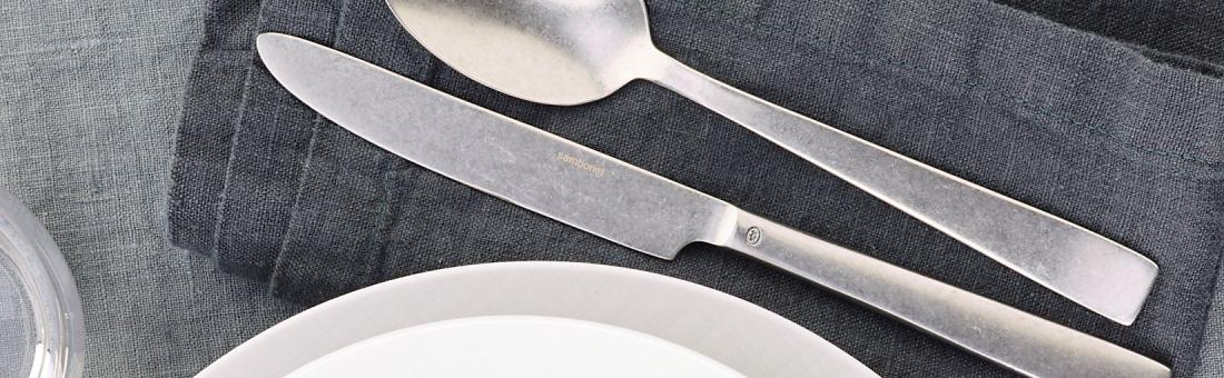 Sambonet cutlery in stainless 18/10, silver plated and Classic Edition