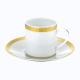 Christofle Malmaison Or coffee cup w/ saucer 