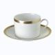 Christofle Malmaison Or teacup w/ saucer 