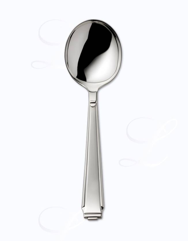 Robbe & Berking Art Deco bouillon / cream spoon  
