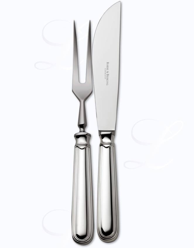Robbe & Berking Classic Faden carving set  