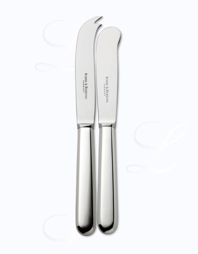 Robbe & Berking Dante butter + cheese knives  hollow handle 
