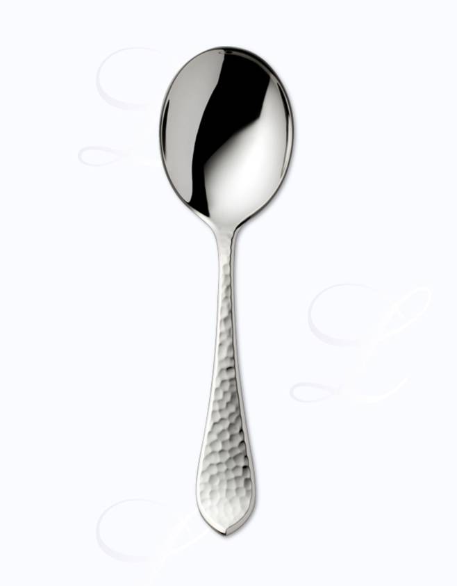 Robbe & Berking Martelé bouillon / cream spoon  