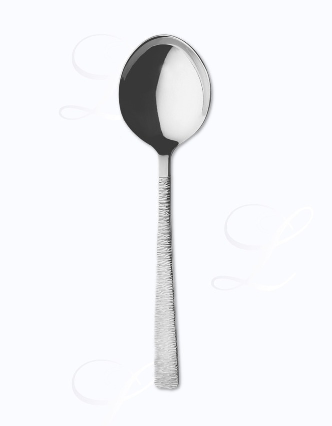 Guy Degrenne Astree Ciselé bouillon / cream spoon  