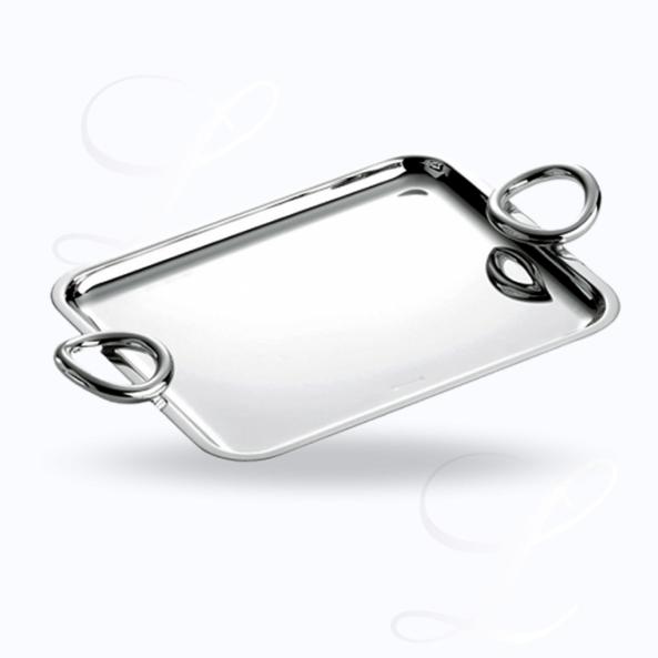 Christofle Vertigo  tray small with handles 