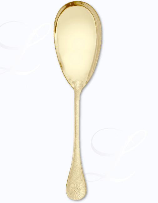 Christofle Jardin d'Eden flat serving spoon  