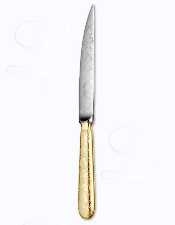 Christofle Jardin d'Eden steak knife hollow handle 