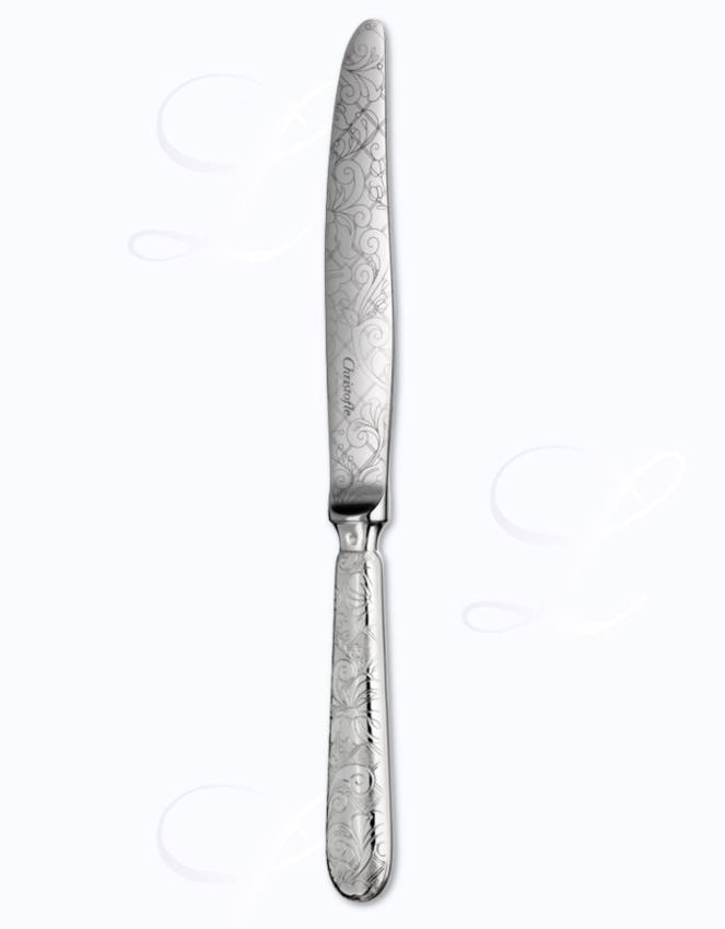 Christofle Jardin d'Eden dinner knife hollow handle 