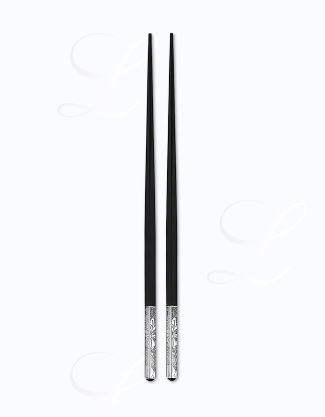 Christofle Jardin d'Eden pair Japanese chopsticks 