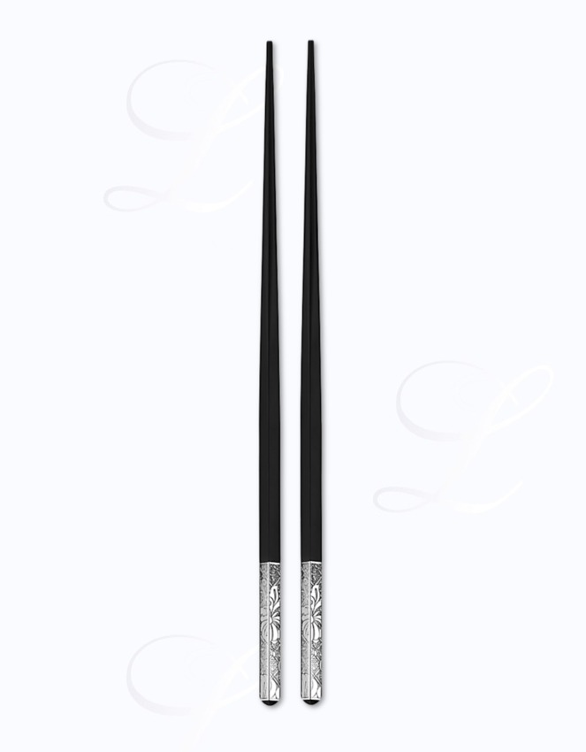 Christofle Jardin d'Eden pair Chinese chopsticks 
