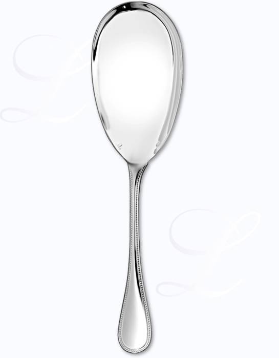 Christofle Perles flat serving spoon  