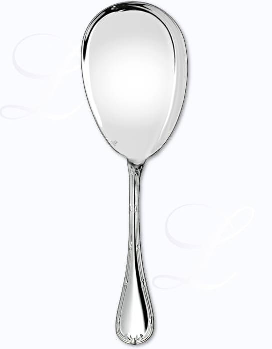 Christofle Rubans flat serving spoon  