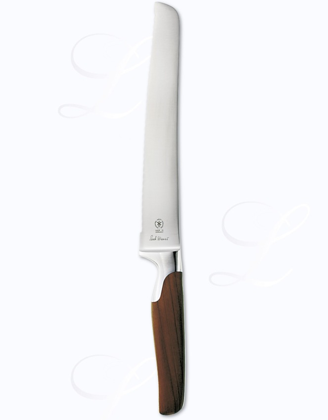 Pott Sarah Wiener Walnussholz bread knife  22 cm