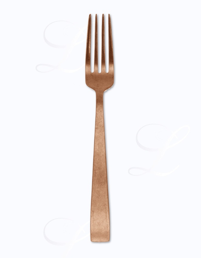 Sambonet Flat  Copper vintage dessert fork 