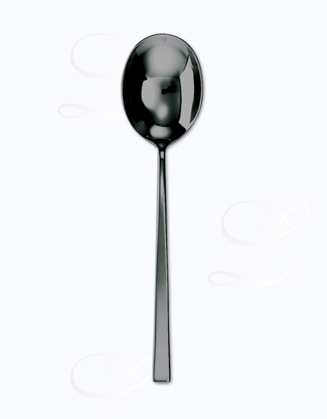 Sambonet Linea Q bouillon / cream spoon  