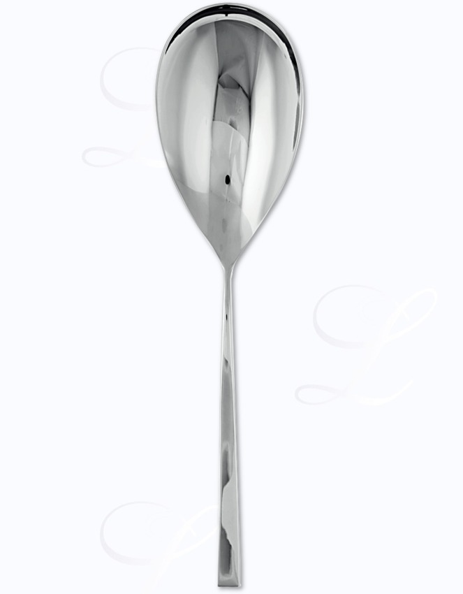 Sambonet Linea Q flat serving spoon  