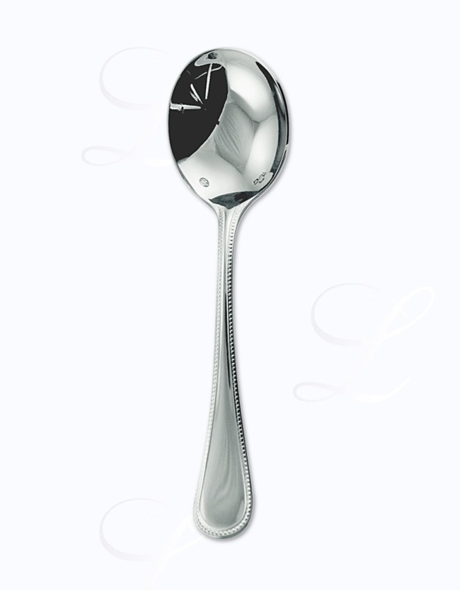 Sambonet Perles bouillon / cream spoon  