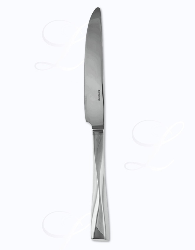 Sambonet Twist dessert knife hollow handle 