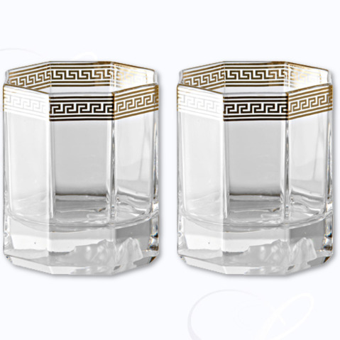 Versace Medusa d&#39;Or Double Old Fashioned   2 pcs