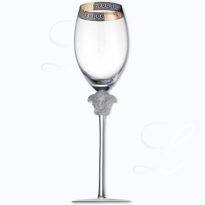 Versace Medusa d&#39;Or red wine glass 