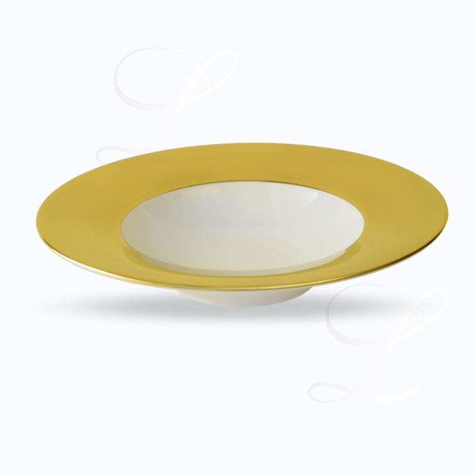 Reichenbach Colour Gold soup plate w/ rim 