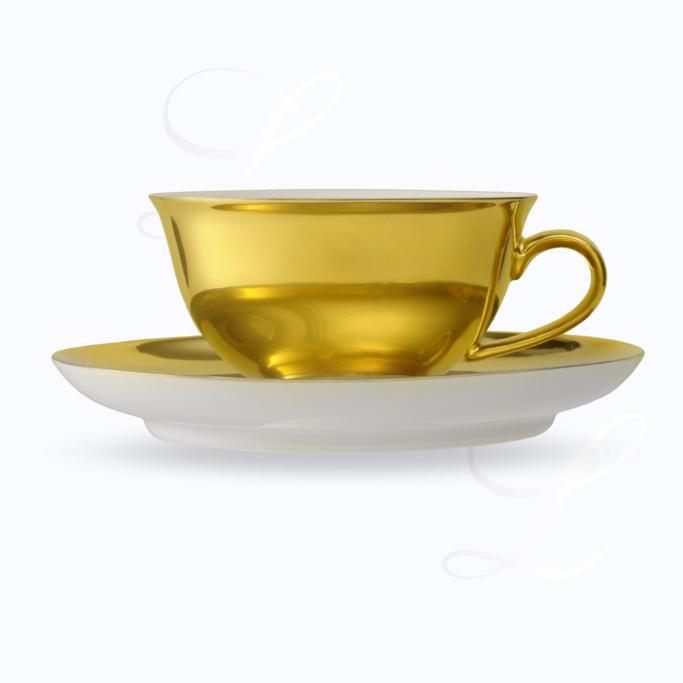 Reichenbach Colour Gold teacup w/ saucer 