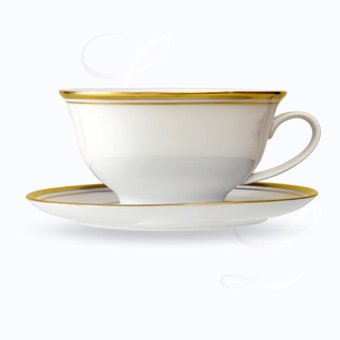 Reichenbach Colour Goldlinie breakfast cup w/ saucer 