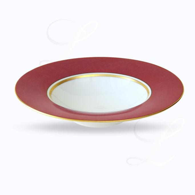 Reichenbach Colour Raspberry soup plate w/ rim 