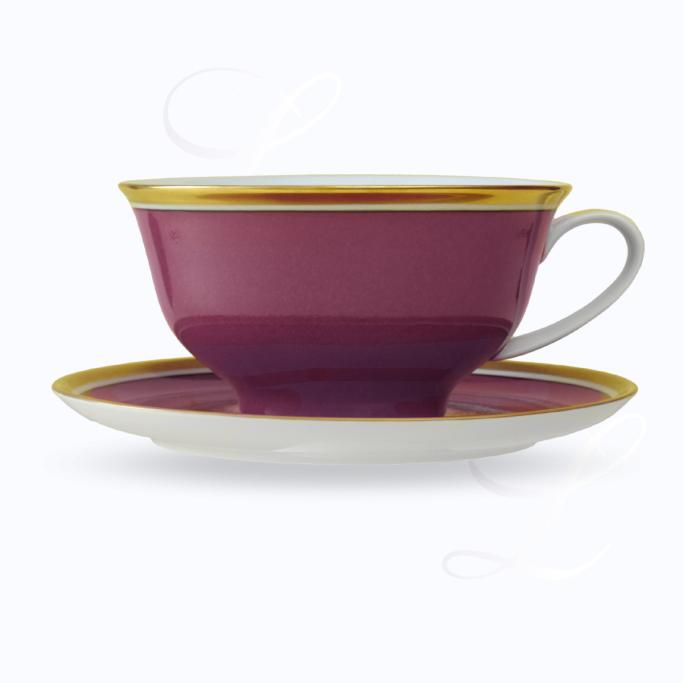 Reichenbach Colour Raspberry breakfast cup w/ saucer 