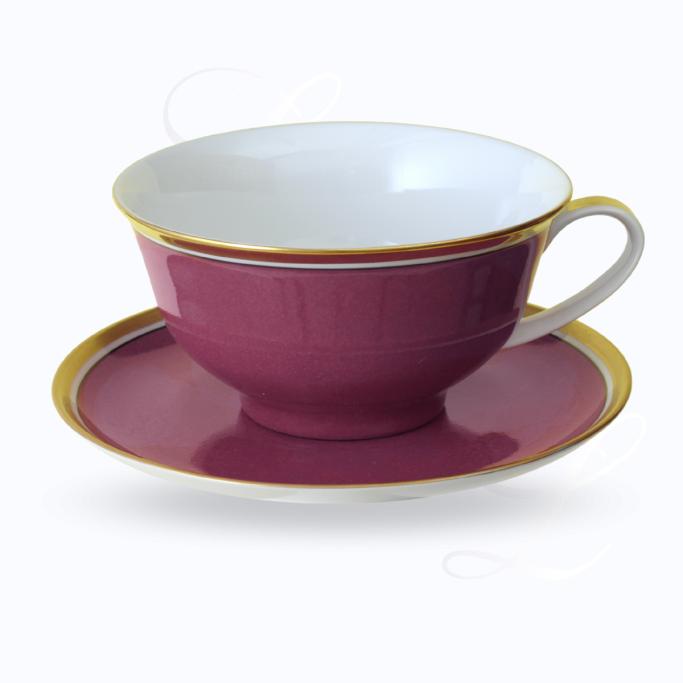 Reichenbach Colour Raspberry breakfast cup w/ saucer 
