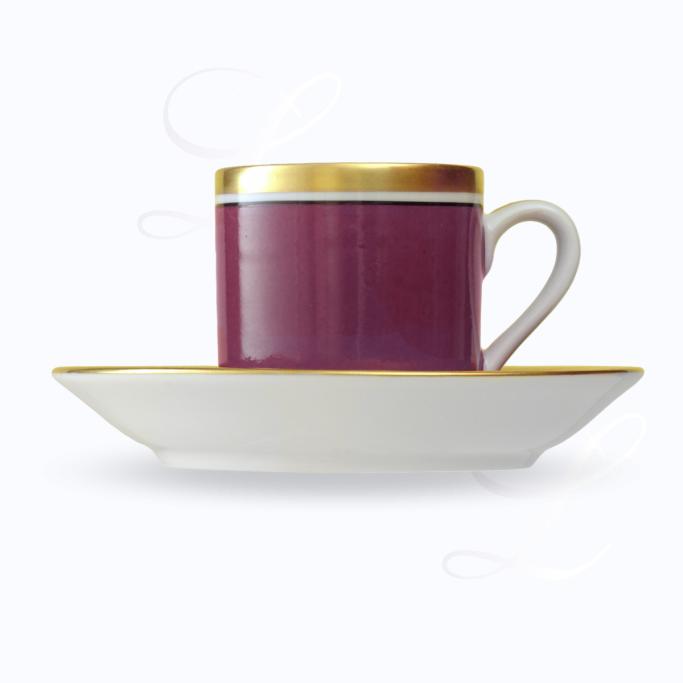 Reichenbach Colour Raspberry mocha cup w/ saucer 