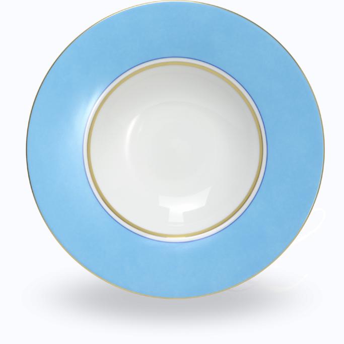 Reichenbach Colour I Blau soup plate w/ rim 