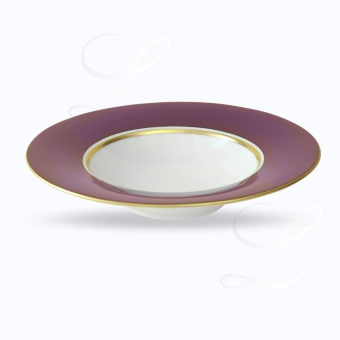 Reichenbach Colour III Bordeaux soup plate w/ rim 