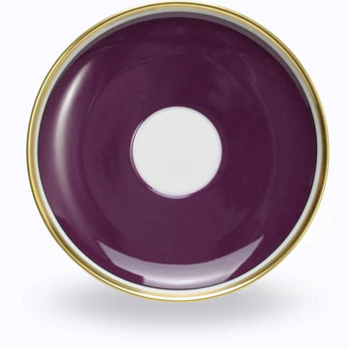 Reichenbach Colour III Bordeaux teacup w/ saucer 