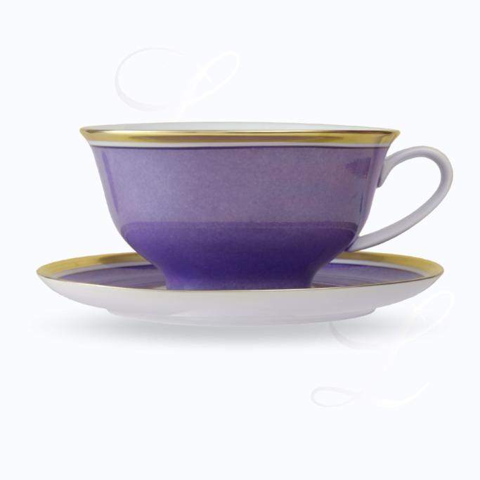 Reichenbach Colour I Flieder breakfast cup w/ saucer 