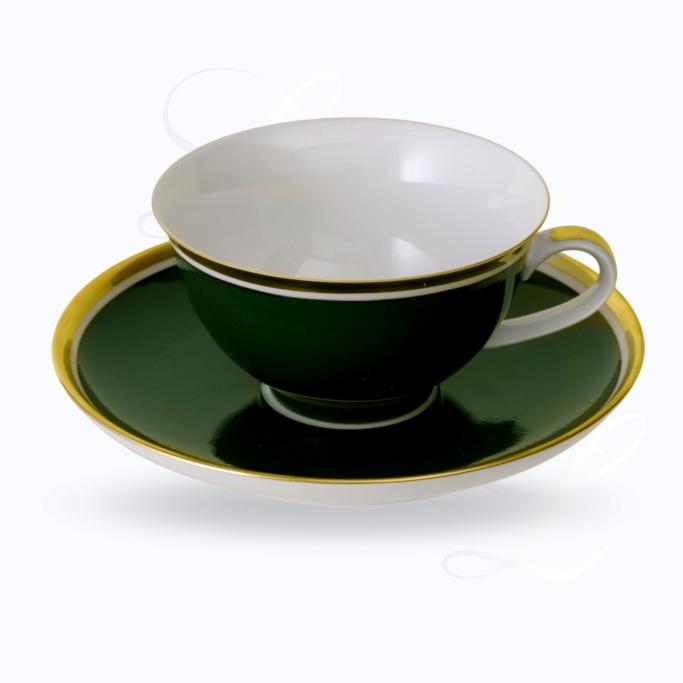 Reichenbach Colour III Petrol teacup w/ saucer 