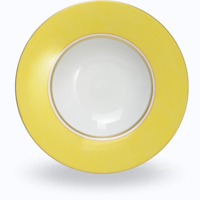 Reichenbach Colour I Gelb soup plate w/ rim 