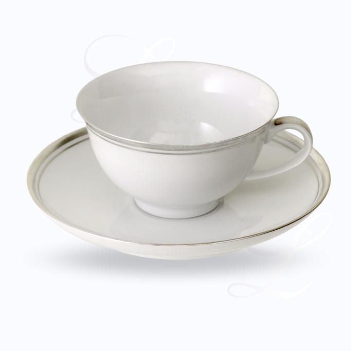 Reichenbach Colour Silberrand teacup w/ saucer 