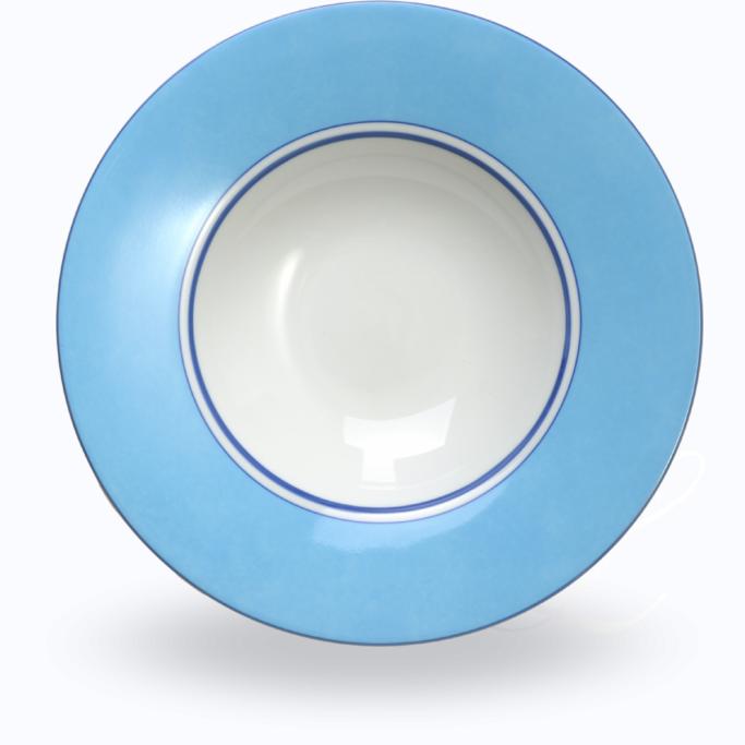 Reichenbach Colour Sylt Blau soup plate w/ rim 