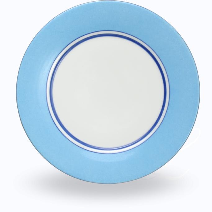 Reichenbach Colour Sylt Blau dessert plate w/ rim 