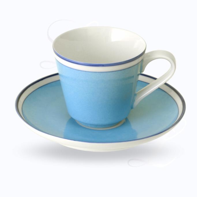 Reichenbach Colour Sylt Blau coffee cup w/ saucer 