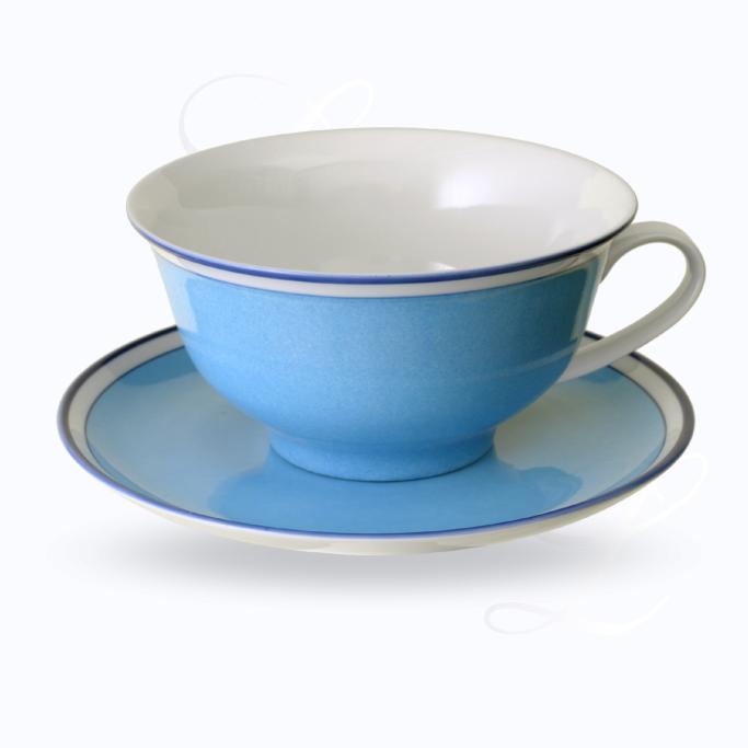 Reichenbach Colour Sylt Blau breakfast cup w/ saucer 