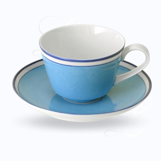Reichenbach Colour Sylt Blau cappuccino cup w/ saucer 