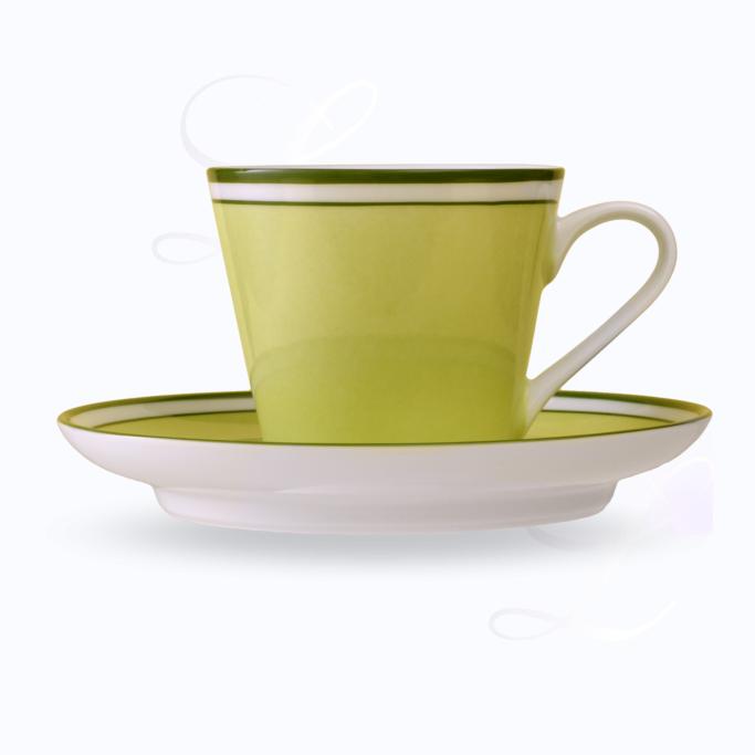 Reichenbach Colour Sylt Grün coffee cup w/ saucer 