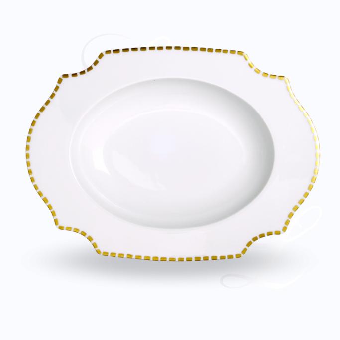 Reichenbach Taste Step Gold soup plate oval 
